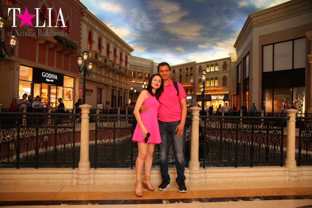 Каналы Венеции в отеле The Venetian в Лас Вегасе, Невада, США